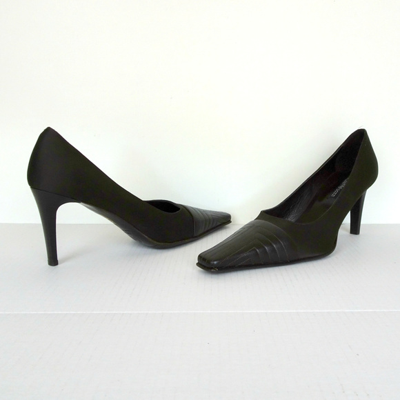Alberto Gozzi Shoes - Alberto Gozzi Leather Textile Pumps 9.5 40 Italy